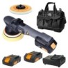 KIT PULIDORA BATERIA 18 V. ORTBITAL EB 350 125 MM.
